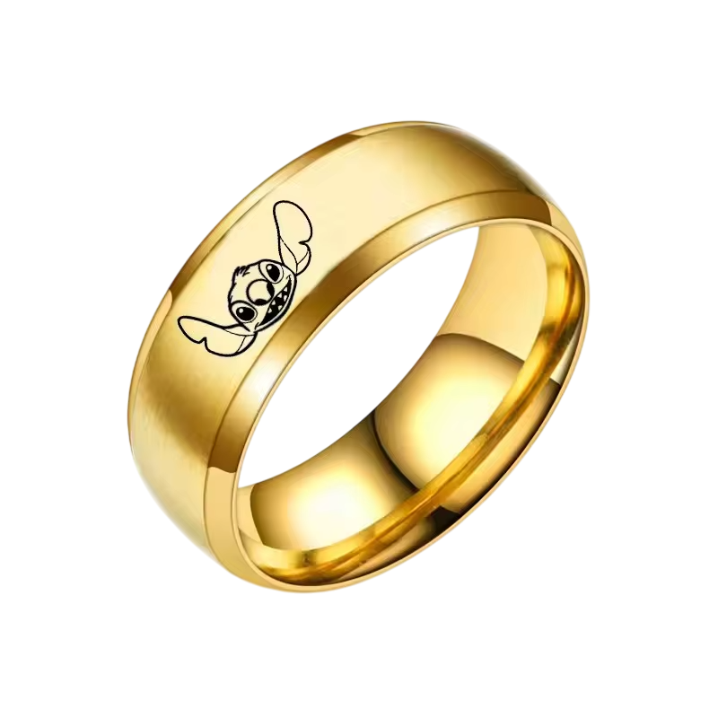 Stitch Ring Guld
