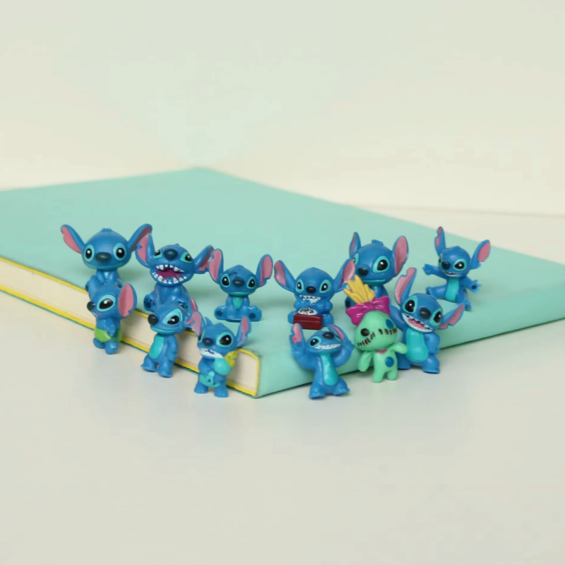 Stitch Figurer 12 St