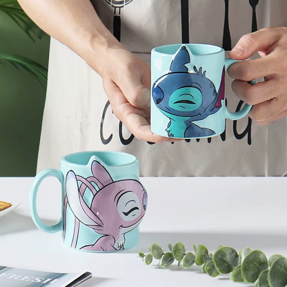 Stitch &amp; Angel Mugg