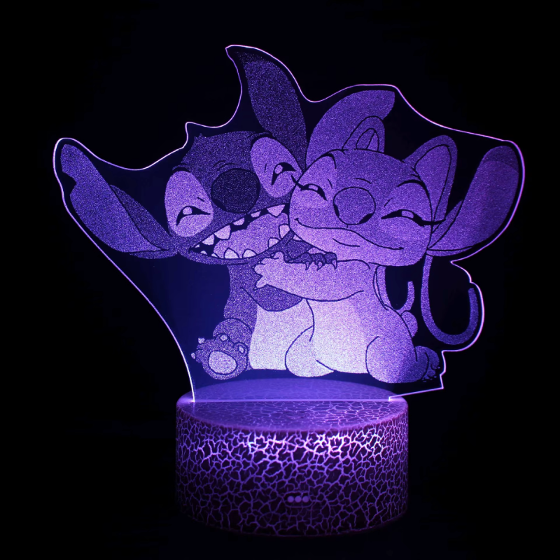 Stitch & Angel Lampa