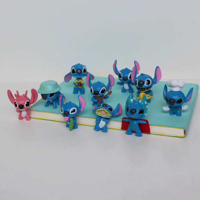 Stitch Figurer 10 St