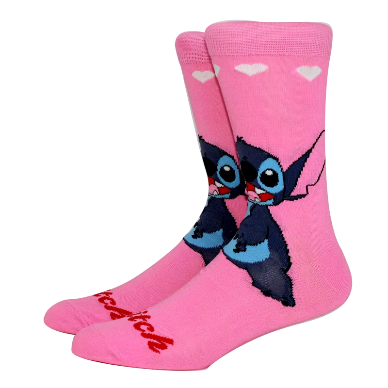 Stitch Strumpor Rosa