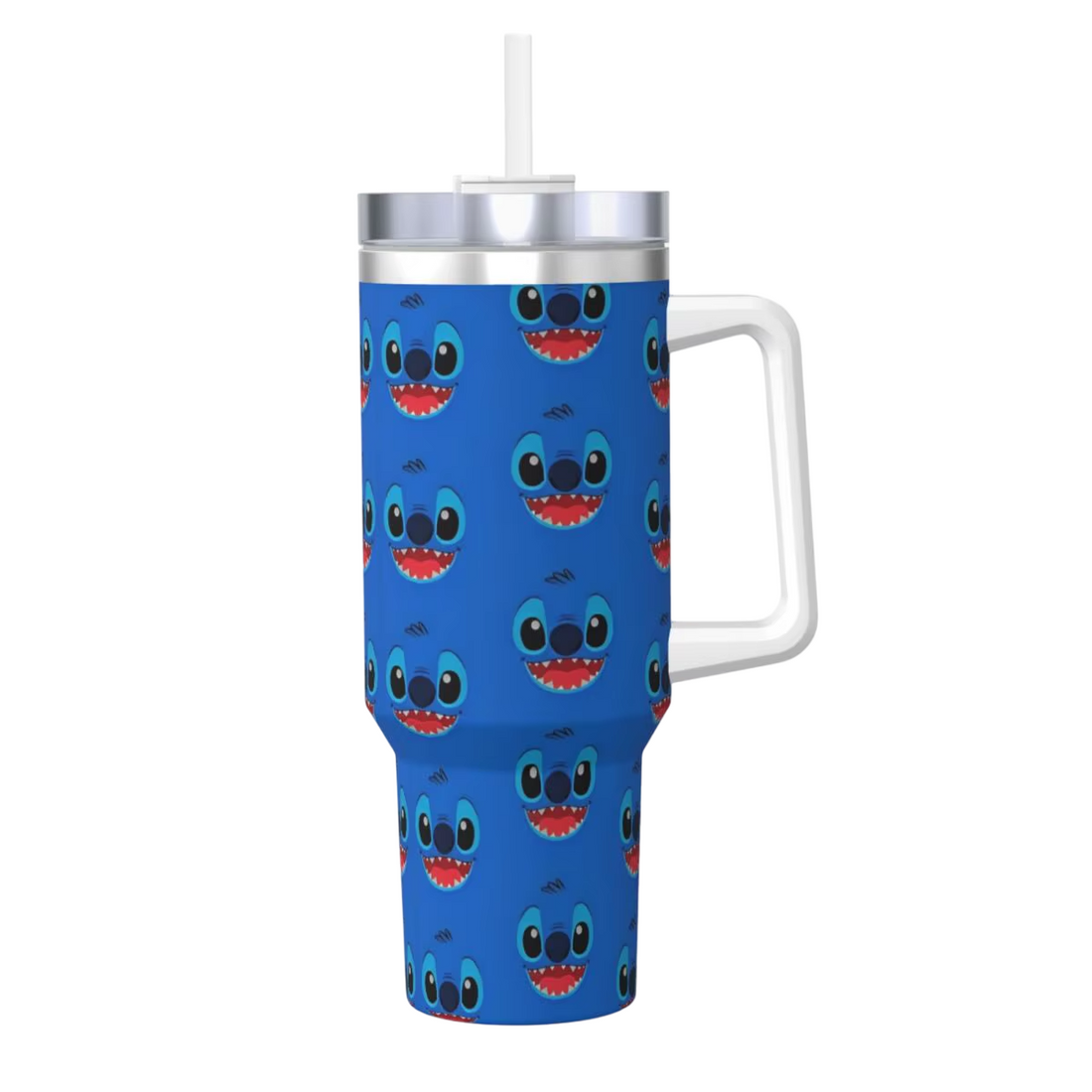 Stitch Mugg Med Sugrör