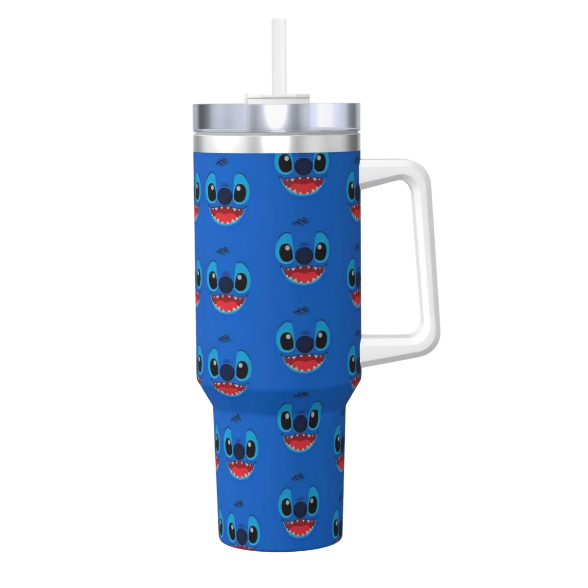 Stitch Mugg Med Sugrör